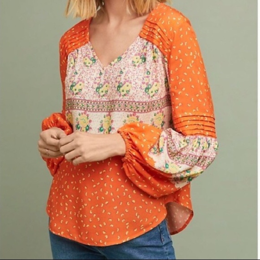 Anthropologie Peasant Blouse